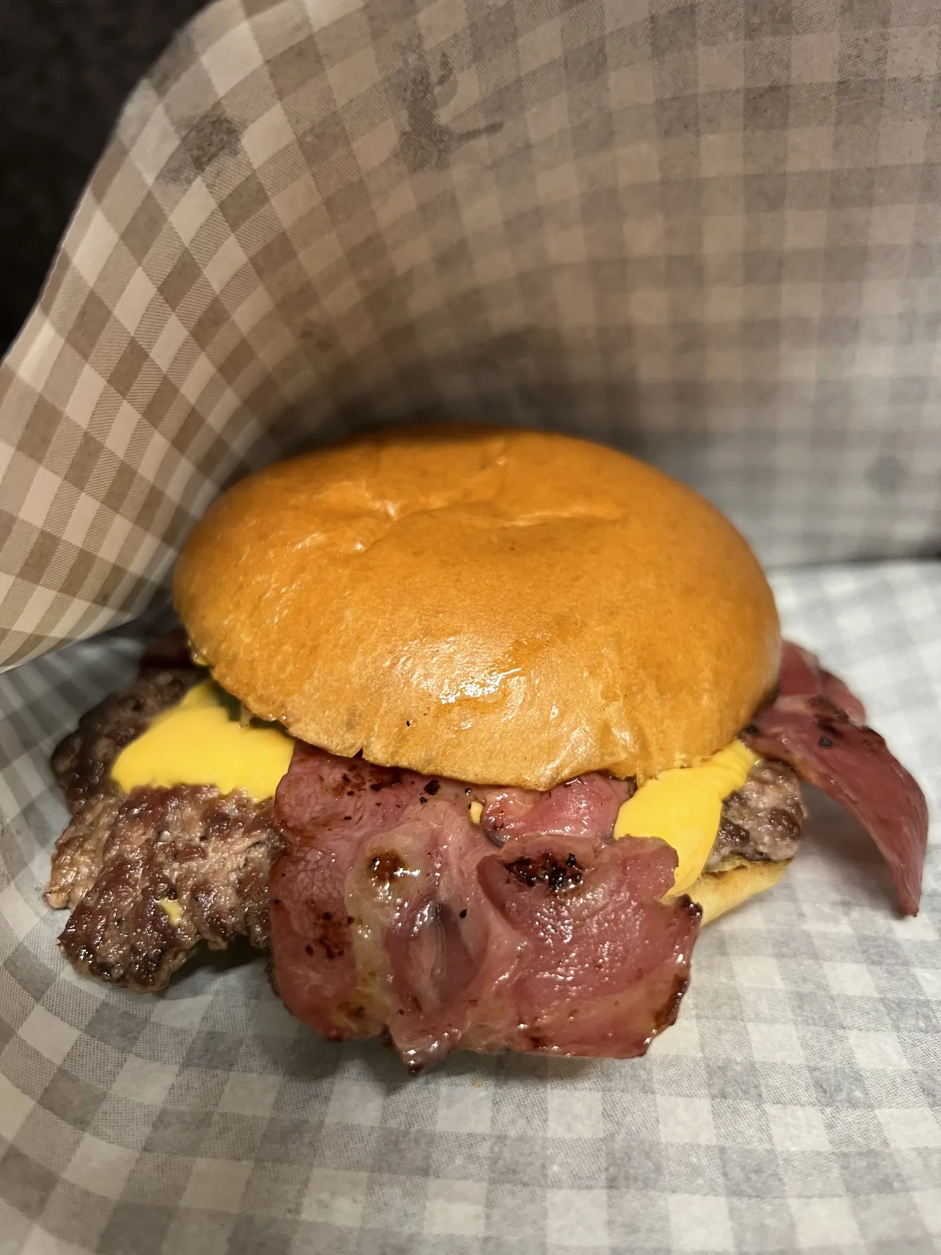 Charolais Bacon Burger at Simply Smashed